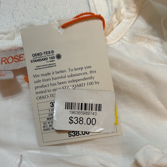 Knox rose white dress with belt half sleeves - Picture 6 of 7